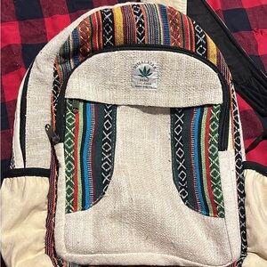Himalayan Hemp Multicolor Backpack